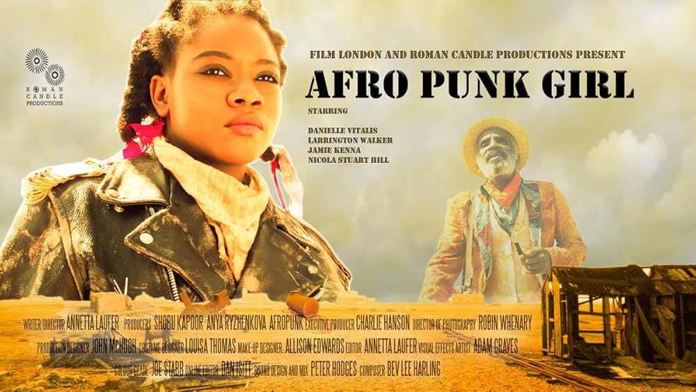 Afro Punk Girl poster design for Roman Candle Productions and Film London