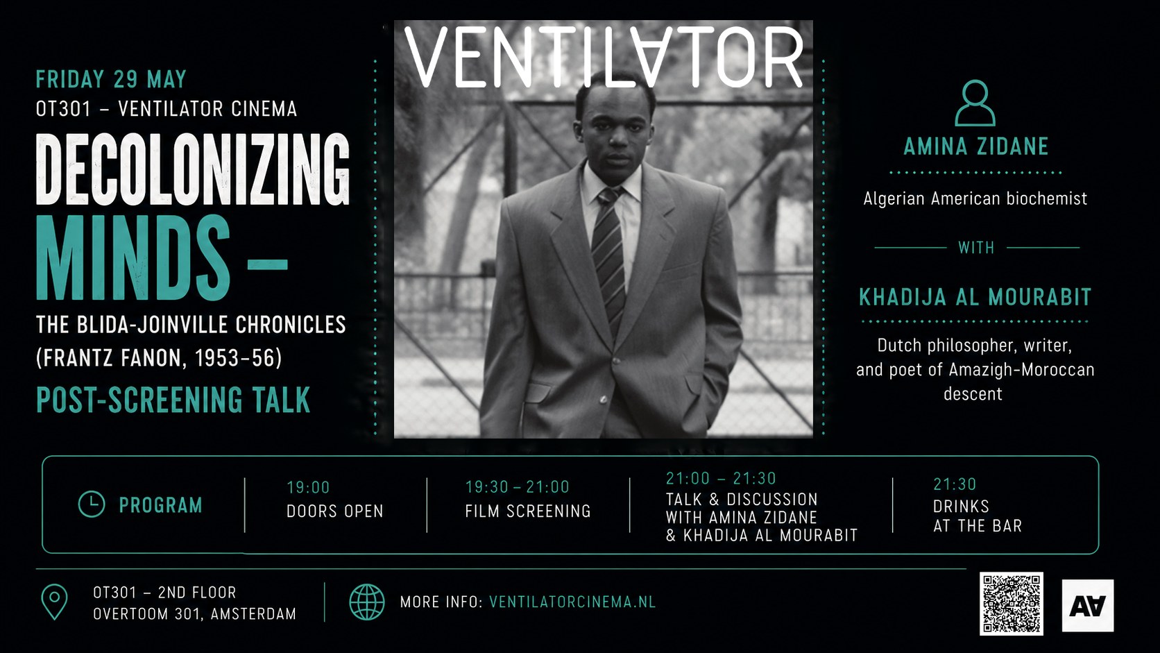 Decolonizing Minds 2026 talk poster